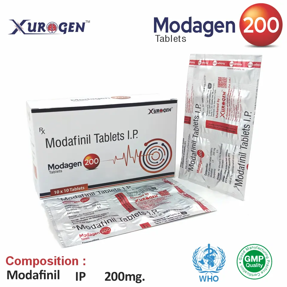 Modafinil 200mg Tablet | CNS Stimulant Segment | Best Price for PCD Pharma Franchise